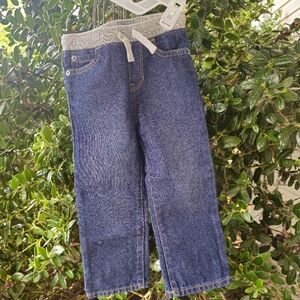 2T Boys Jeans  NWT The Childrens Place Kids Denim Pull‎ on Jeans